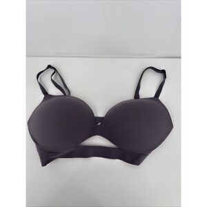 Victoria's Secret Tornado Wireless Push-Up Bra 34DD‎ New Purple Tshirt Material